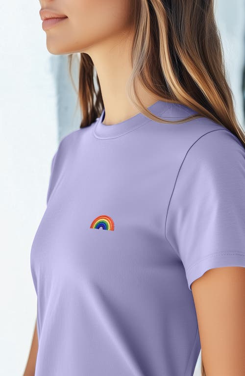 Dalix Womens Rainbow Jersey Relaxed Tee