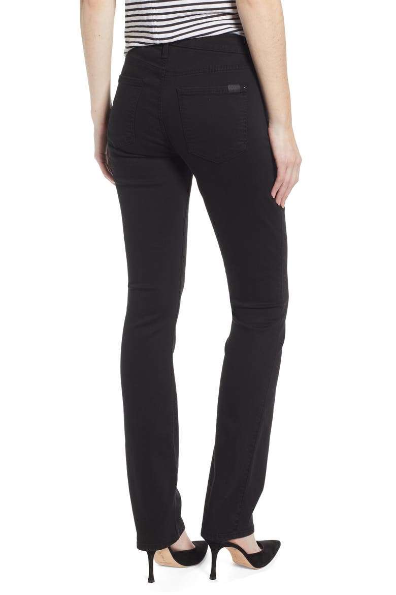 Stretch Slim Straight Leg Jeans, Alternate, color, CLASSIC BLACK NOIR
