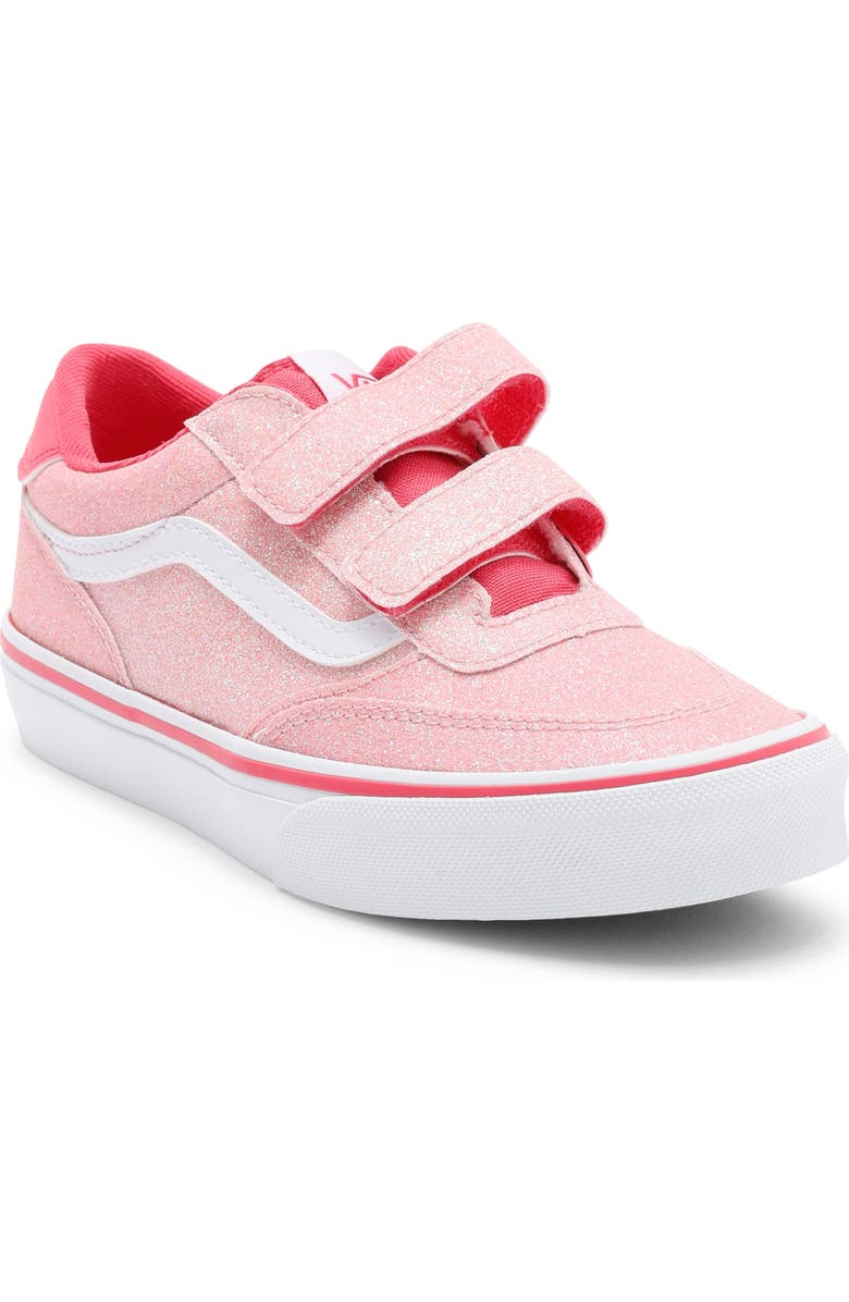 Vans Kids' Brooklyn Sneaker, Main, color, Glitter Candied Pink