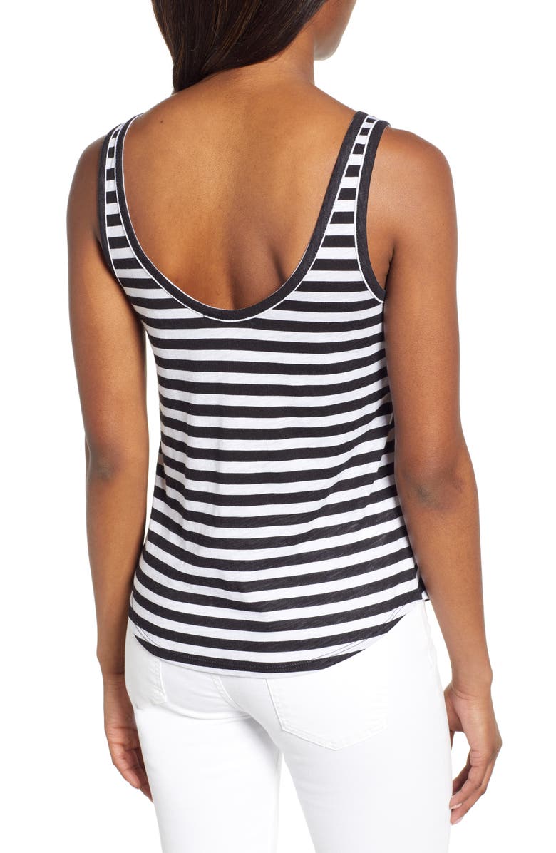 GIBSONLOOK Gibson x Hi Sugarplum! Summerland Scooped Neck Pocket Tank Top, Alternate, color, 
