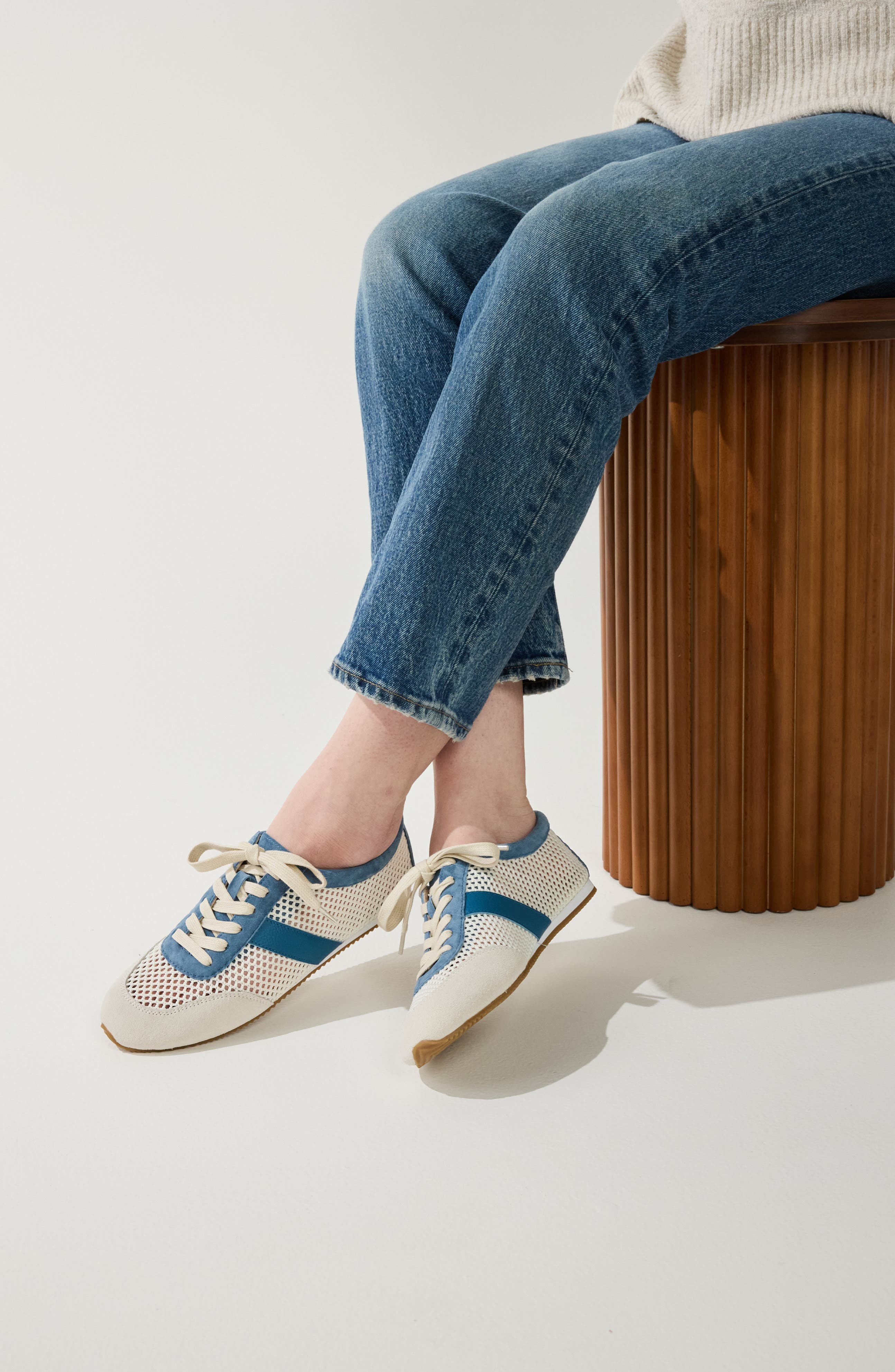 Kiah Sneaker, Alternate, color, CREAM