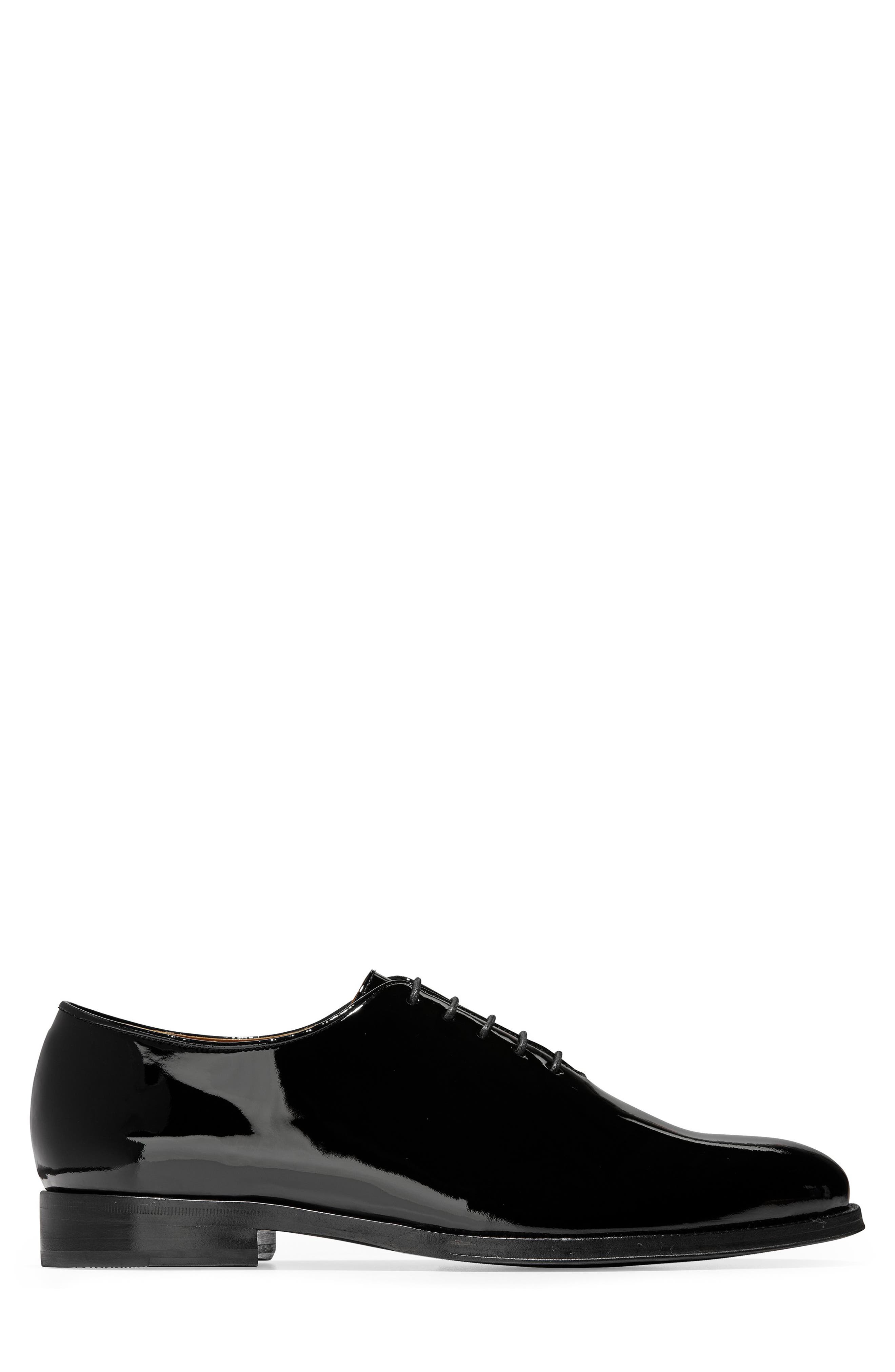American Classics Gramercy Whole Cut Shoe, Alternate, color, BLACK PATENT LEATHER