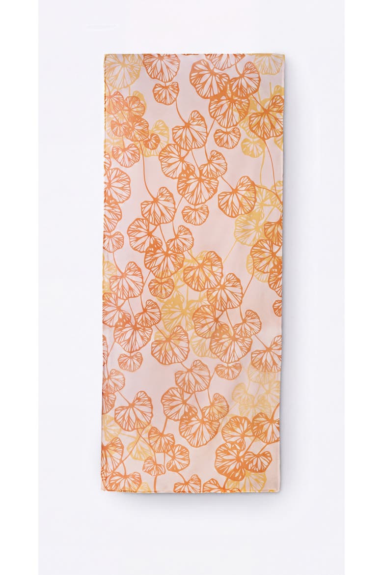 Foulard Scarf, Alternate, color, Orange Petals