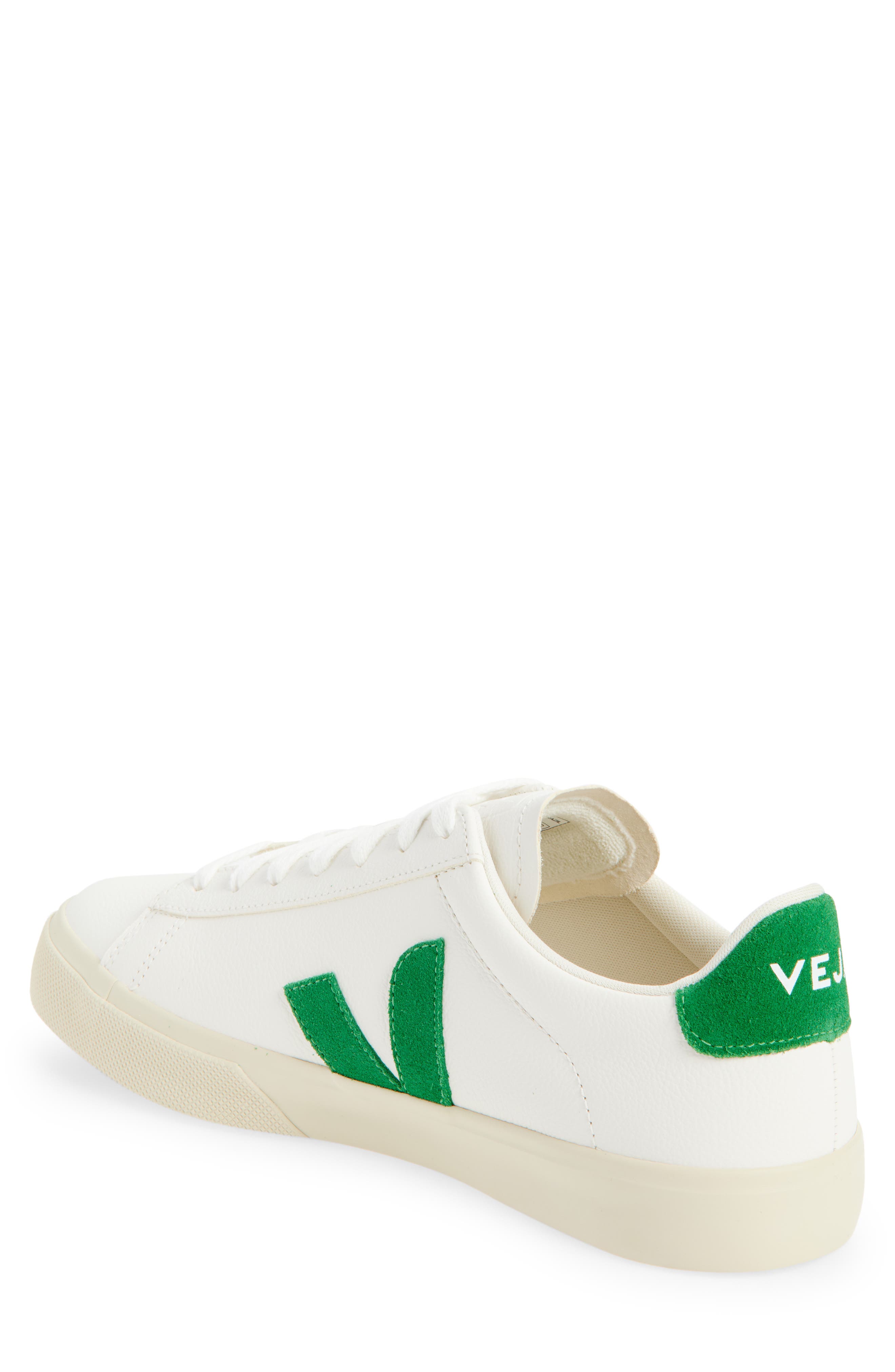 Veja Campo Sneaker, Alternate, color, Extra White/ Emeraude