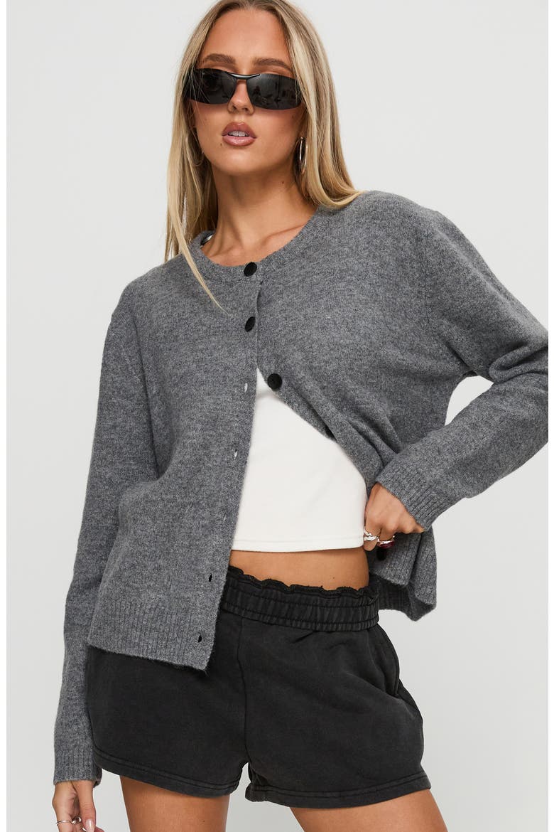 Better Than Fiction Cardigan, Alternate, color, GREY