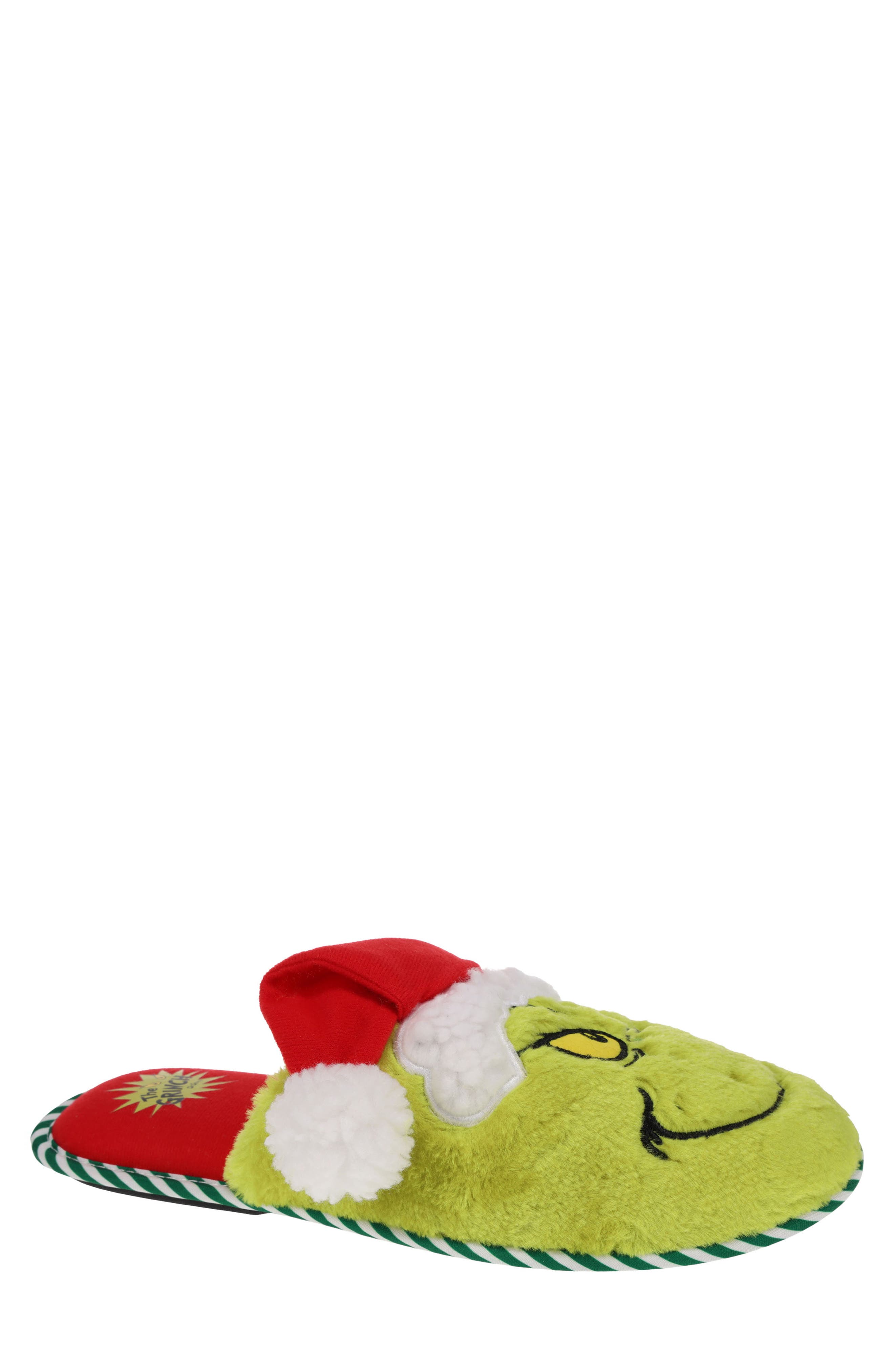 SG Footwear Matching Family The Grinch Scuff Slipper, Alternate, color, 