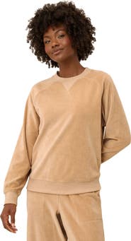 Pact Pure Velour Crew Sweatshirt