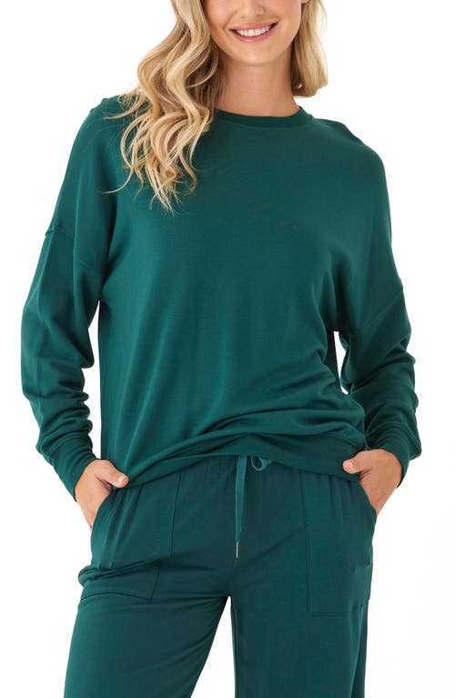 Threads 4 Thought Cathy Boyfriend Feather Fleece Sweatshirt in Arbor 