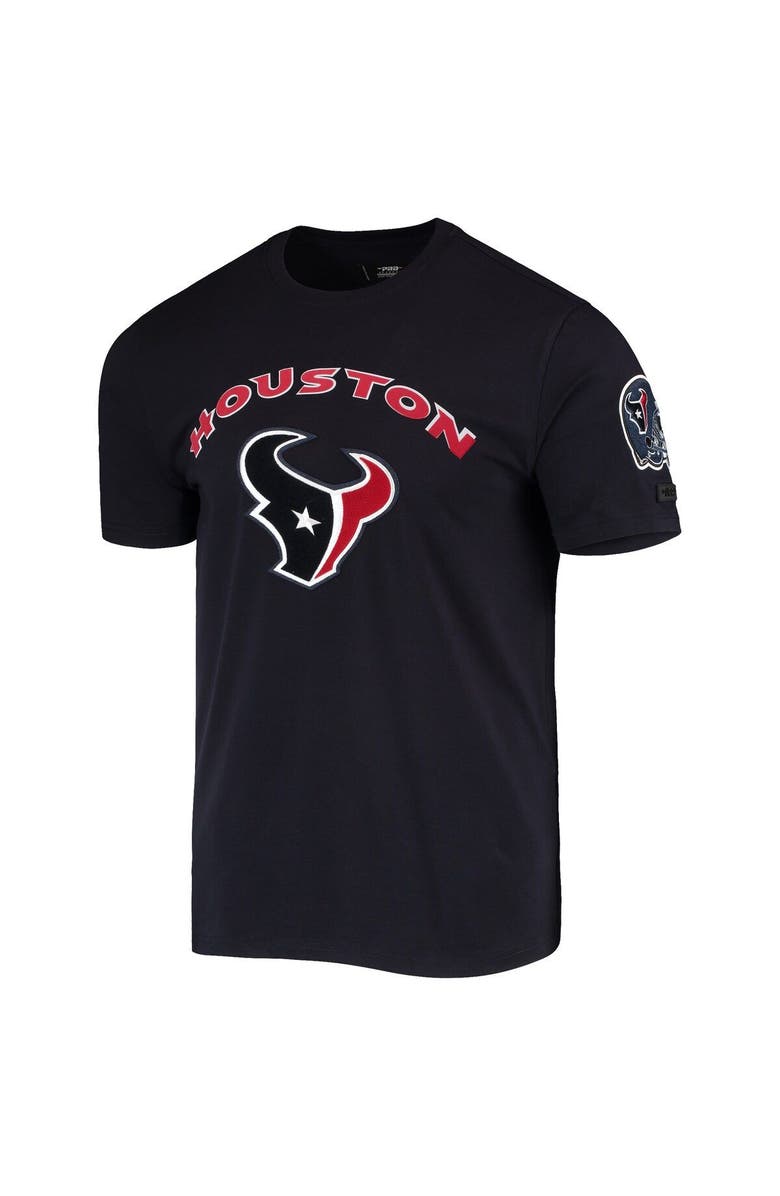 PRO STANDARD Men's Pro Standard Navy Houston Texans Team Classic Bristle Slim-Fit T-Shirt, Alternate, color, Navy