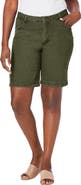 Jessica London Classic Cotton Denim Shorts