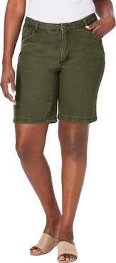Jessica London Classic Cotton Denim Shorts