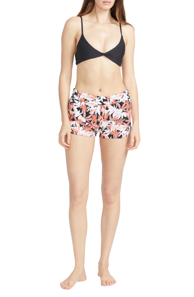 Volcom Check Mate 2 Cover-Up Shorts, Main, color, 