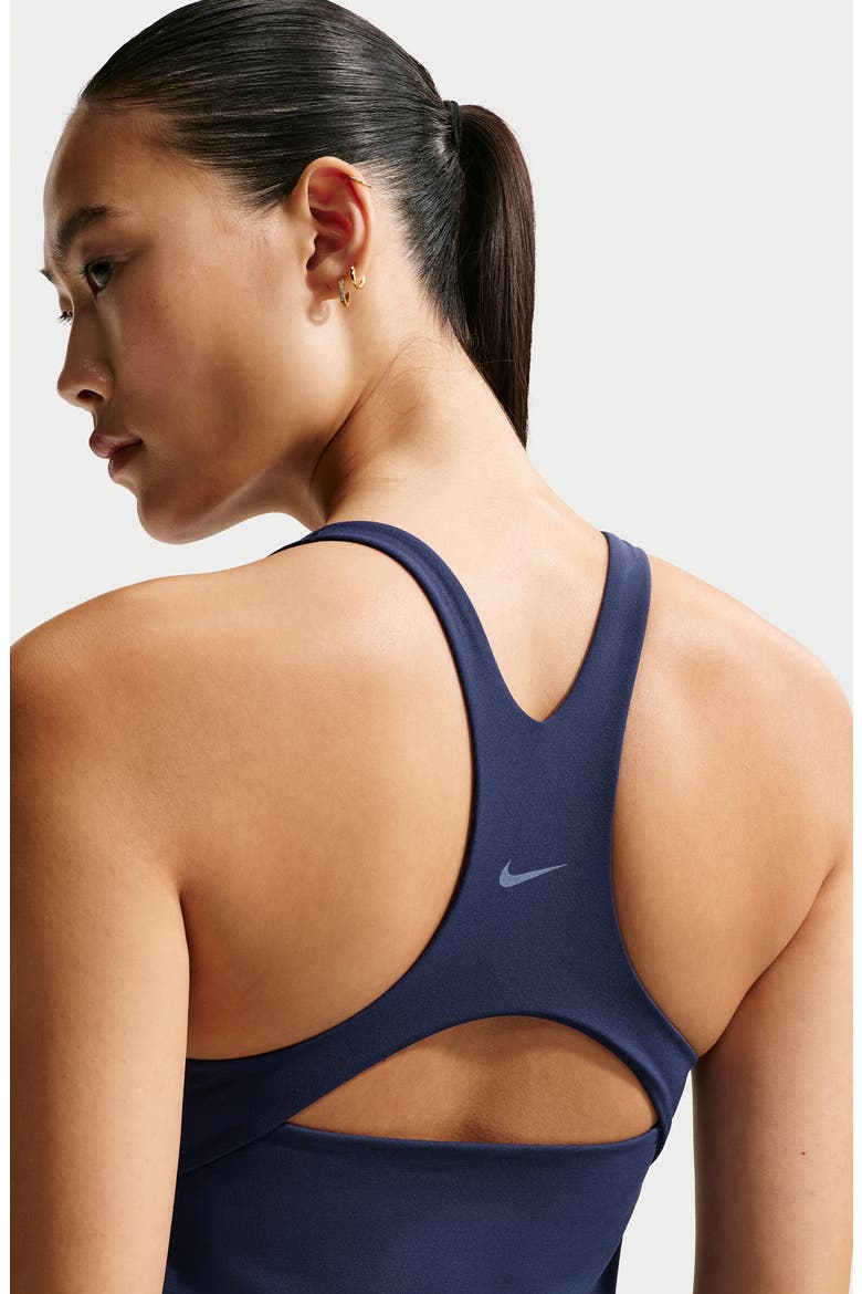 Zenvy Longline Sports Bra, Alternate, color, MIDNIGHT NAVY/ WHITE