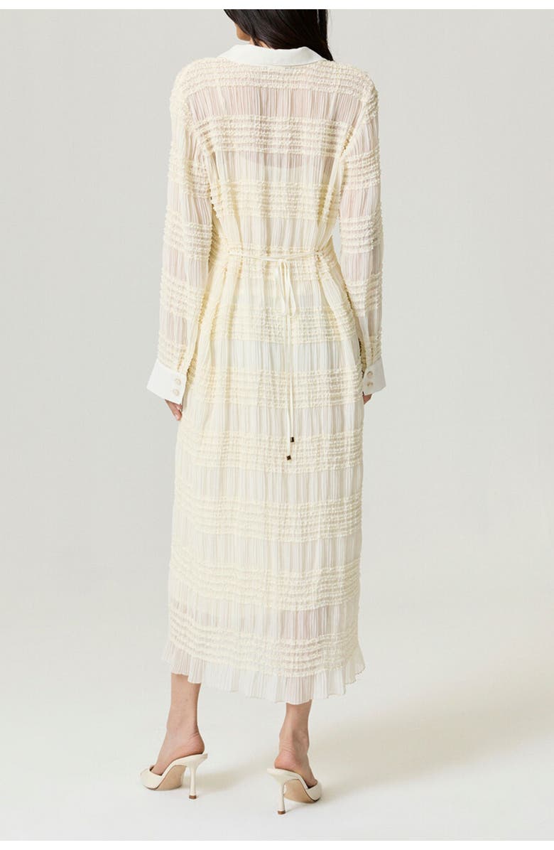 Nocturne Ruffle Detailed Maxi Dress, Alternate, color, Ivory