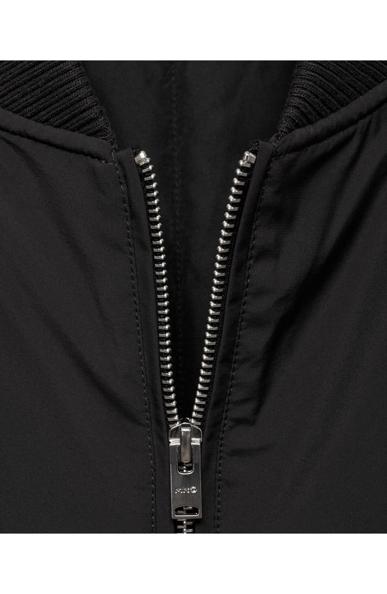 MANGO Regular Fit Insulated Bomber Jacket, Alternate, color, 