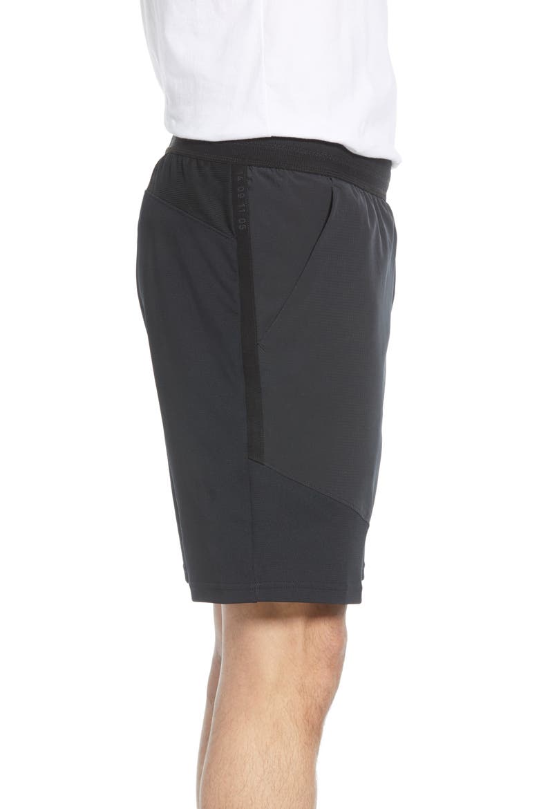 Flex Tech Track Shorts, Alternate, color, BLACK/ BLACK