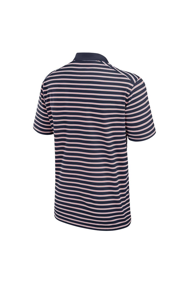 Men's Nike Navy Auburn Tigers Solid Foundation Striped Dri-FIT Polo, Alternate, color, Navy