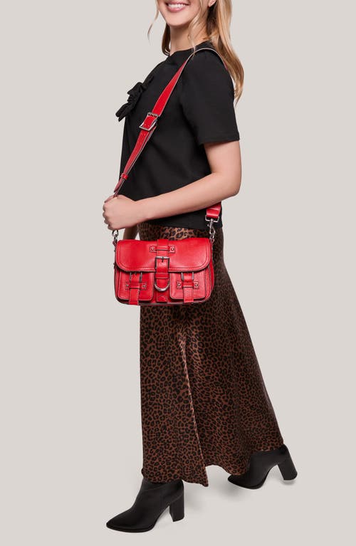 Aimee Kestenberg Saddle Up Leather Crossbody Bag In Radiant Red