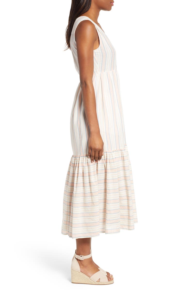 Lucky Brand Luna Button Through Cotton Sundress, Alternate, color,