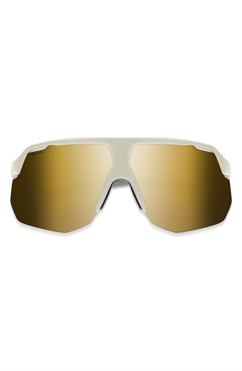 Motive 74mm ChromaPop™ Polarized Shield Sunglasses