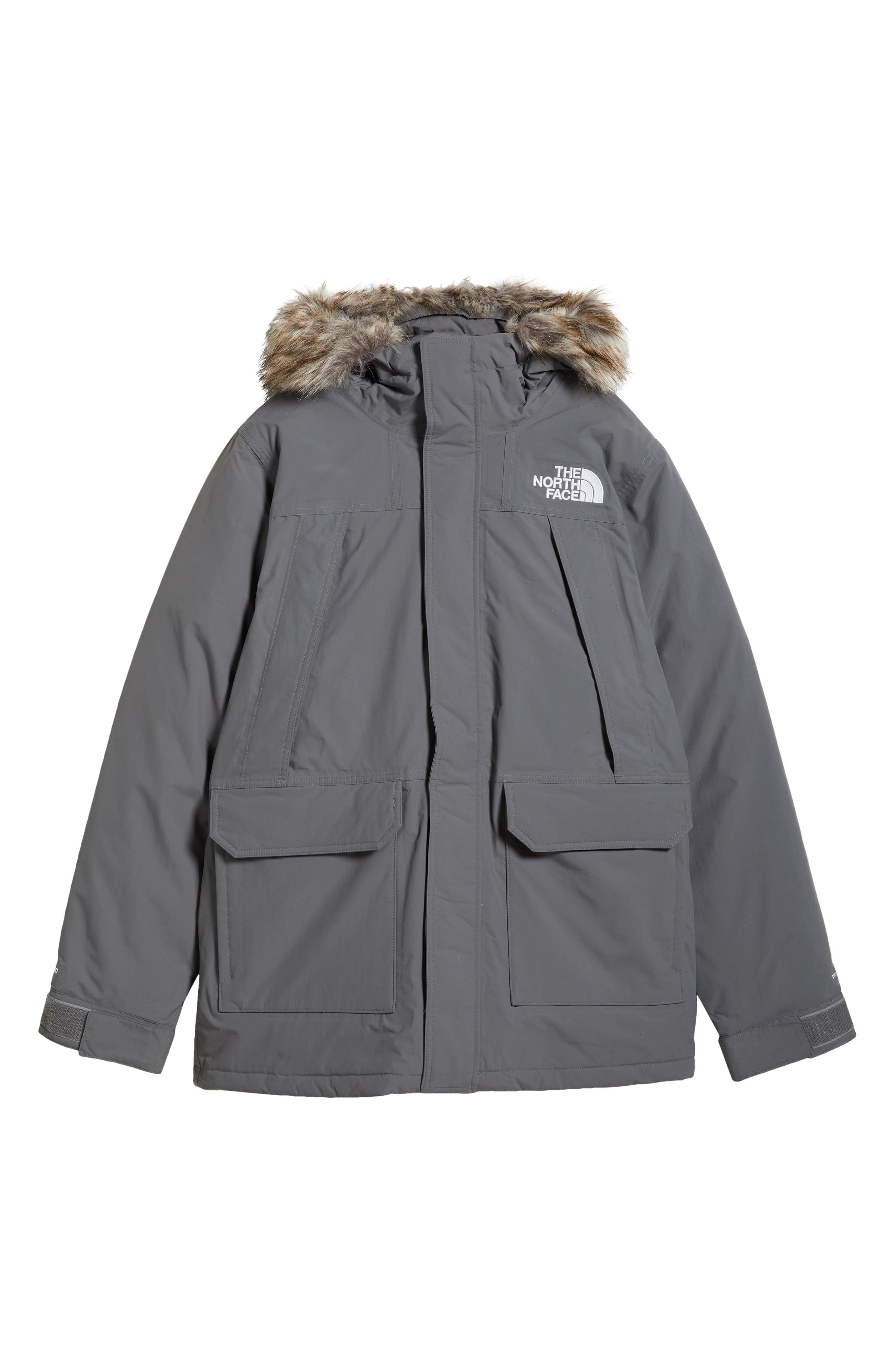 McMurdo Waterproof 600 Fill Power Hooded Down Parka with Faux Fur 