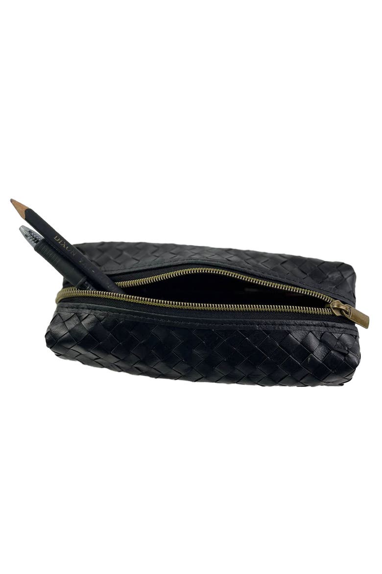 Woven Pencil Case, Alternate, color, Black