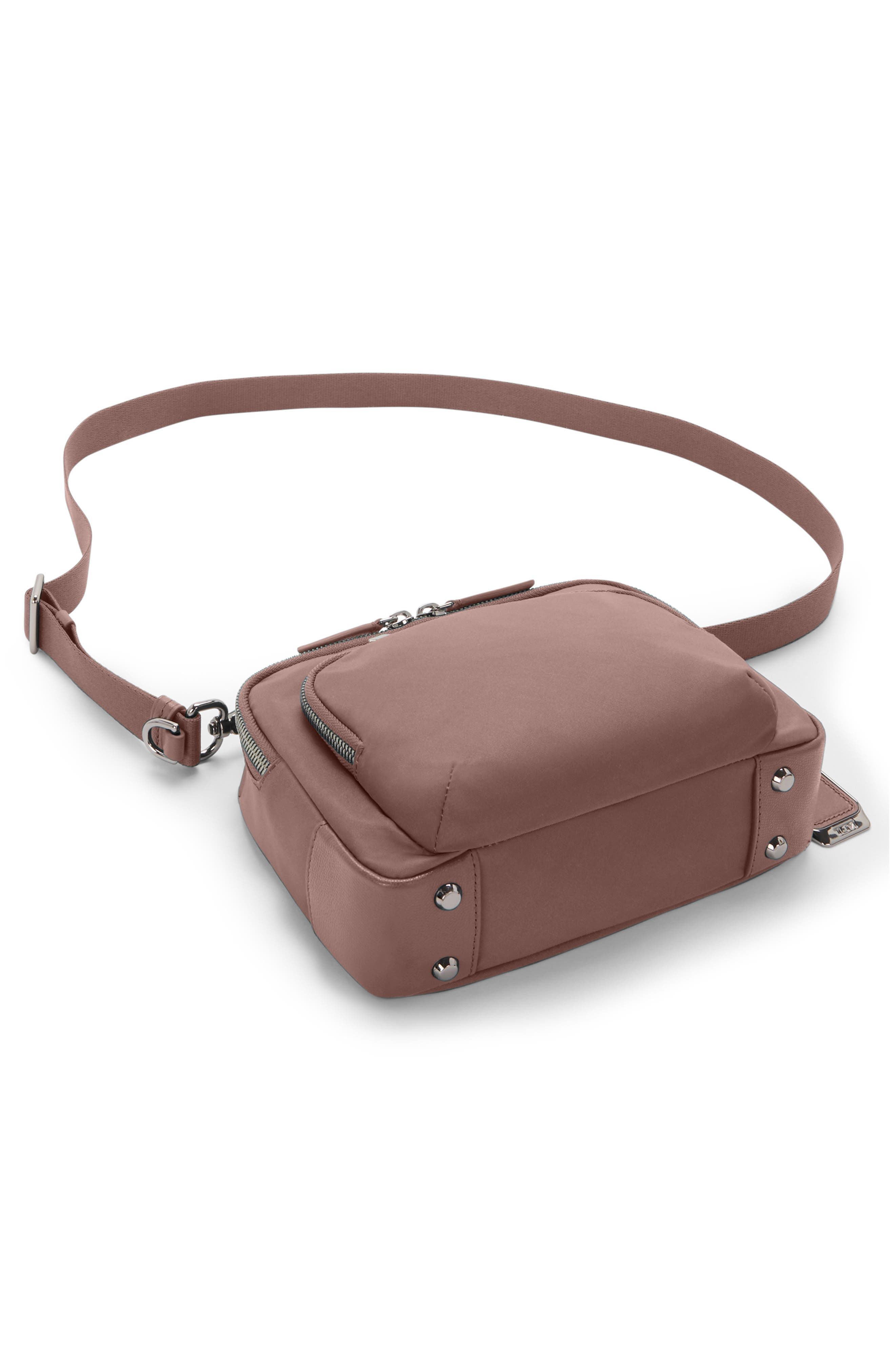 TUMI Voyageur Teghan Crossbody Bag, Alternate, color, Light Mauve