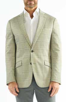 SAVILE ROW CO Plaid Knit Sport Coat