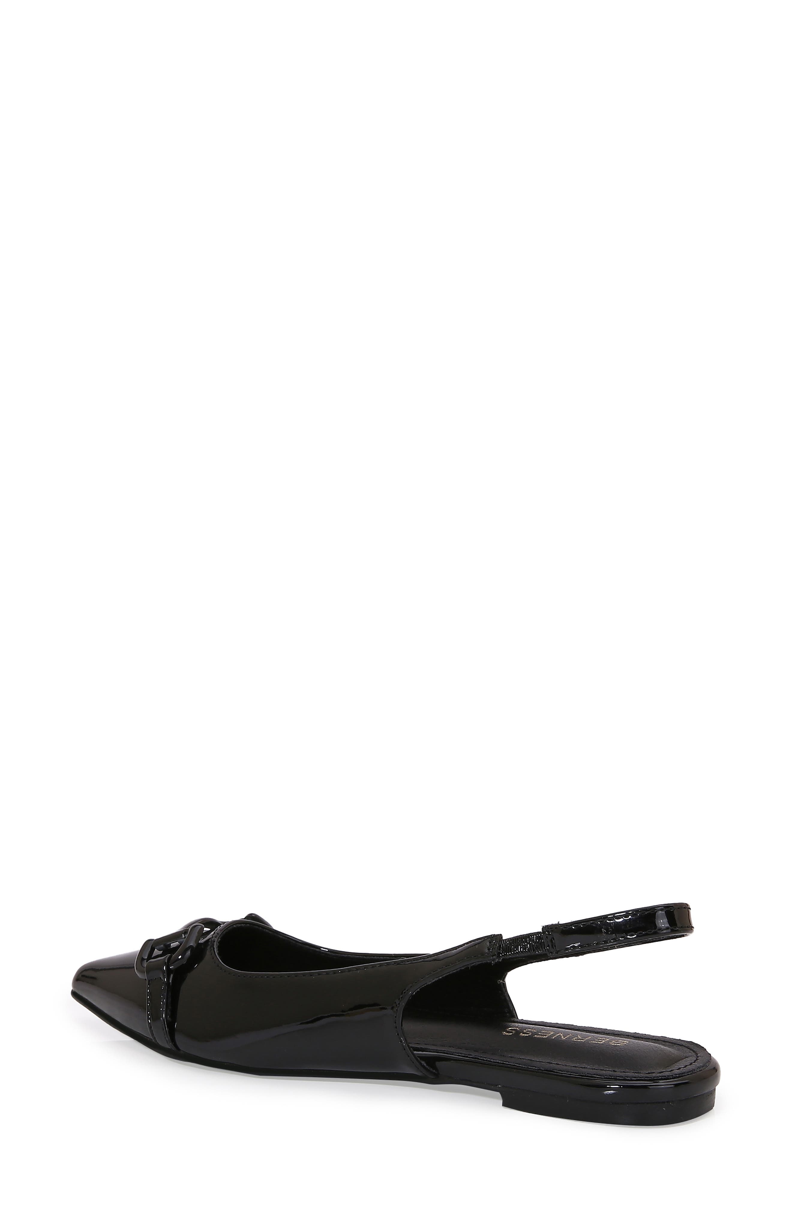 BERNESS Bit Slingback Flat, Alternate, color, Black