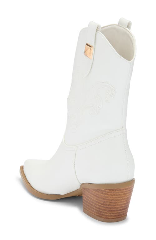 Billini Darla Western Boot In White