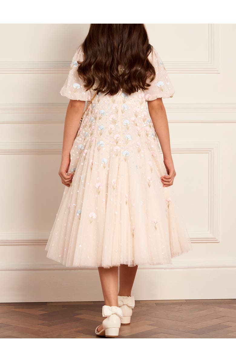 Needle & Thread Dandelion Ditsy Kids Dress, Alternate, color, Cream