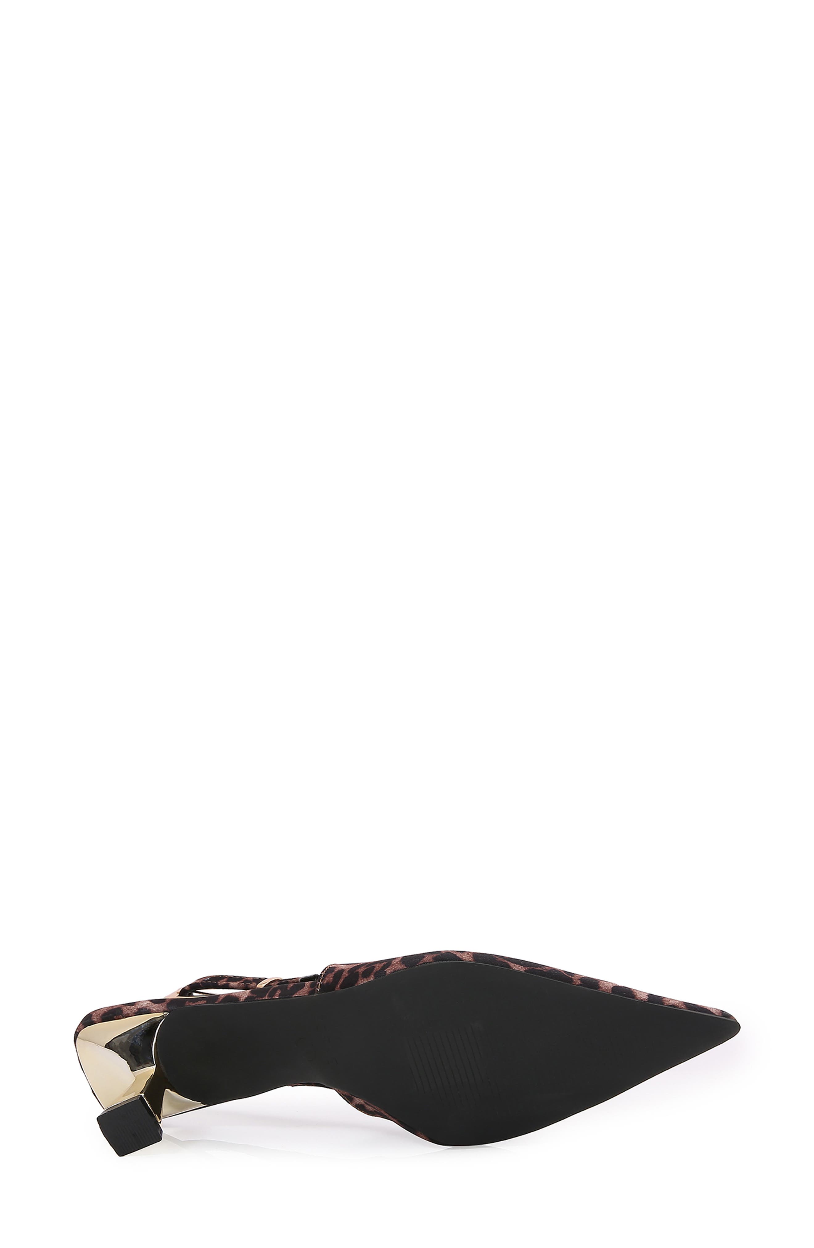 Cassandra Kitten Heel Slingback Pump, Alternate, color, LEOPARD