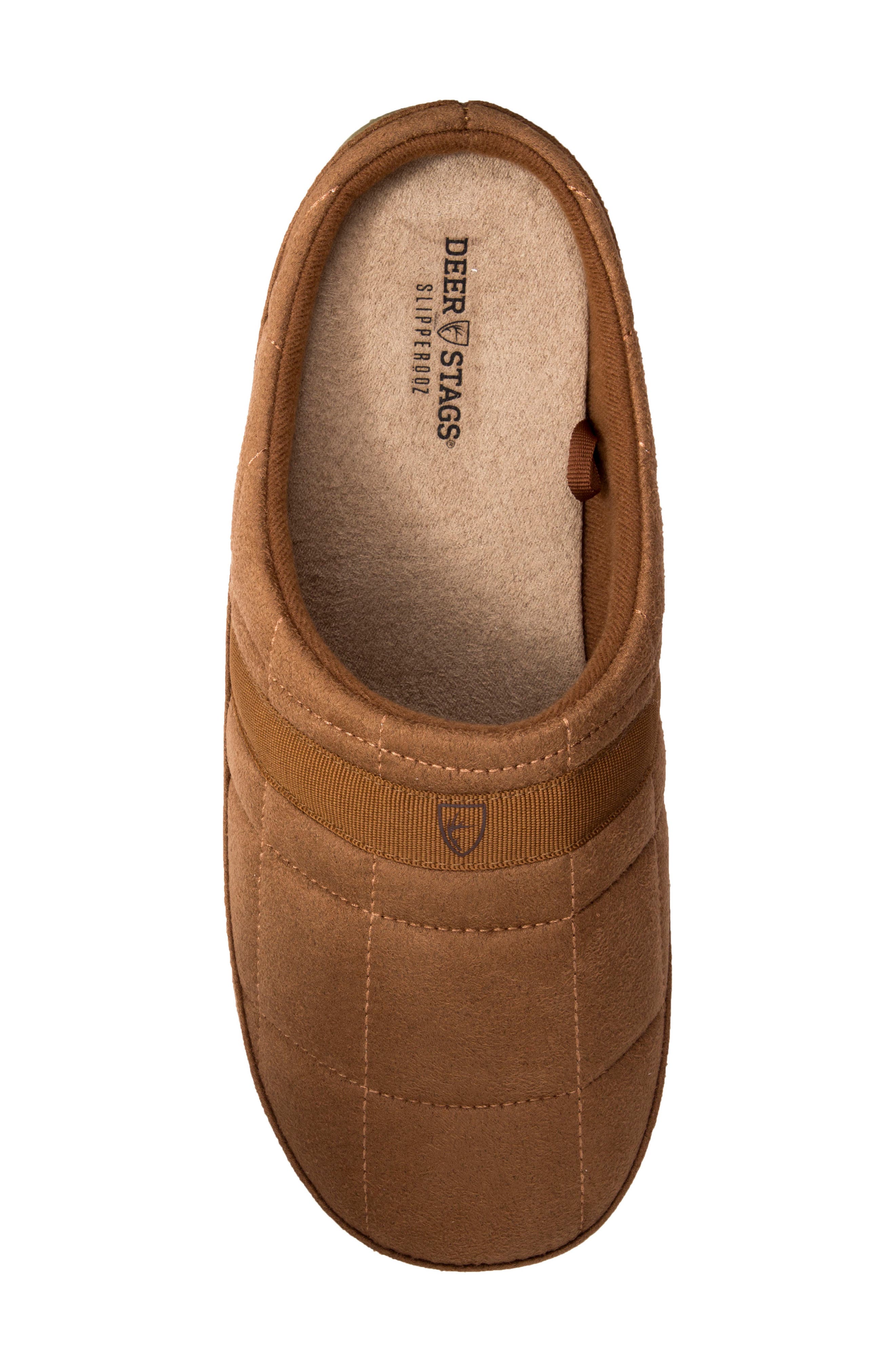 Deer Stags Glacial Scuff Slipper, Alternate, color, Chestnut
