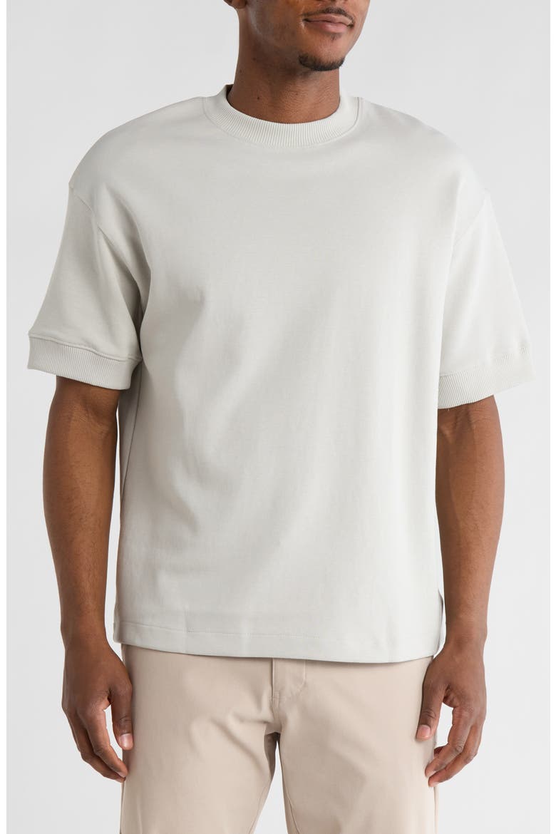 Oversize Solid Heavyweight T-Shirt, Main, color, ASH GRAY