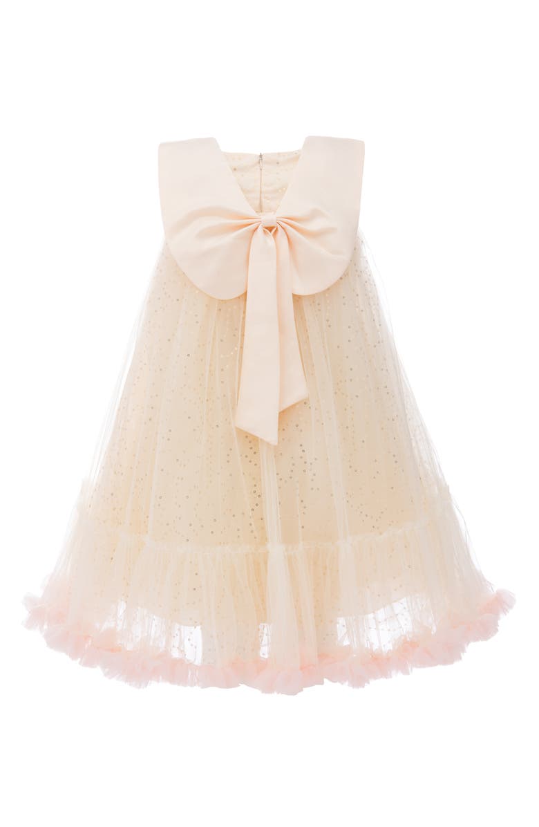 Tulleen Caledonia Dress, Alternate, color, Champagne