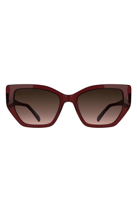 Dira 56mm Butterfly Sunglasses