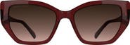 Kendra Scott Dira 56mm Butterfly Sunglasses