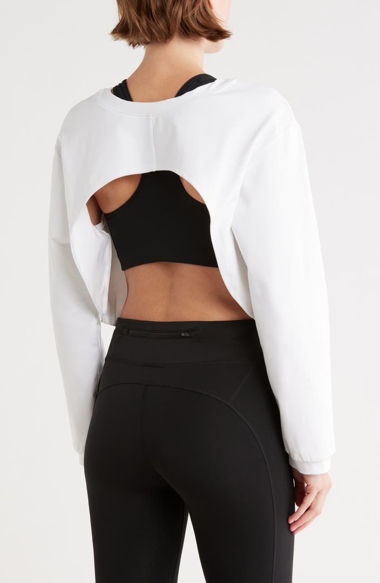 Nike One Dri-FIT Mid-Layer T-Shirt, Alternate, color, White/ Black