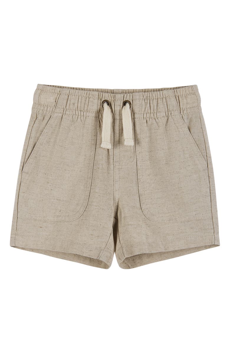 Andy & Evan Button-Up Shirt & Shorts Set, Alternate, color, Blue Toucan