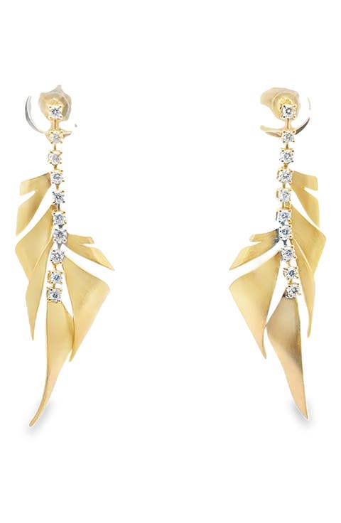 Bahia 18K Gold & Diamond Drop Earrings