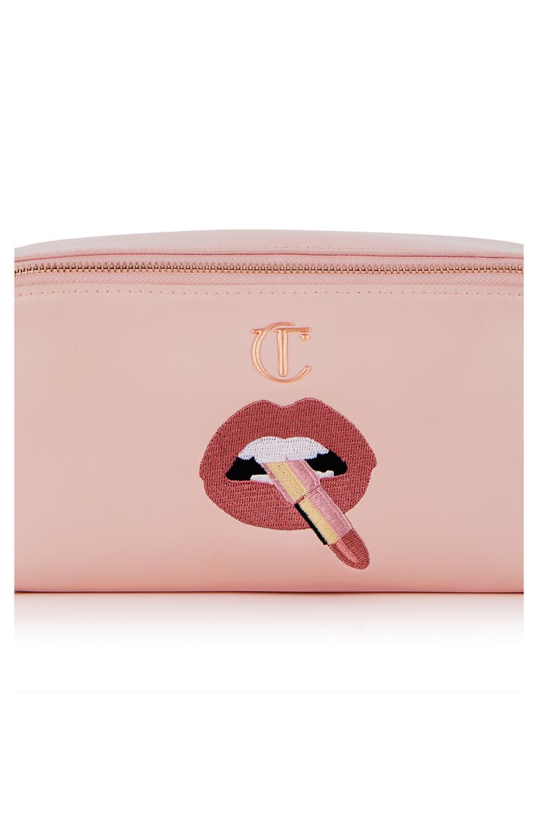 Charlotte Tilbury Pillow Talk Cosmetics Bag, Alternate, color, Pink