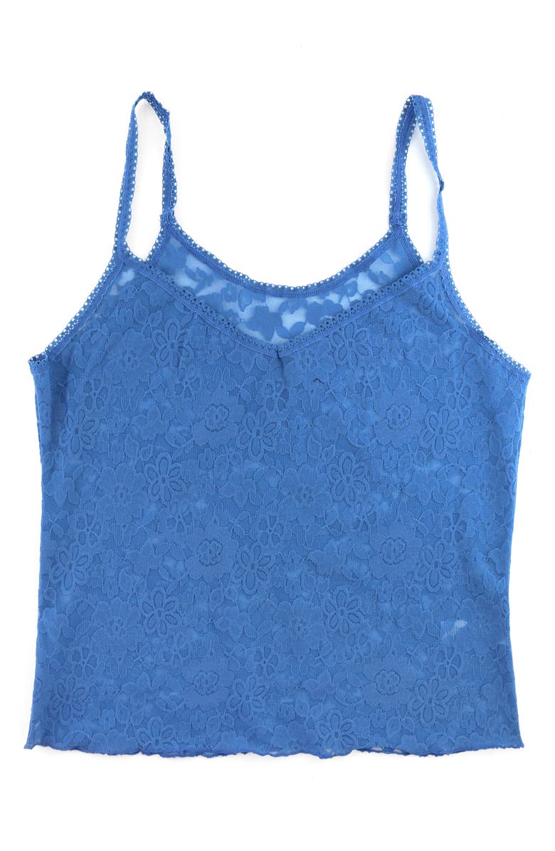 Hanky Panky Daily Lace Sheer Camisole, Alternate, color, Storm Cloud Blue