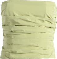 Mistress Rocks Pleated Strapless Corset Top