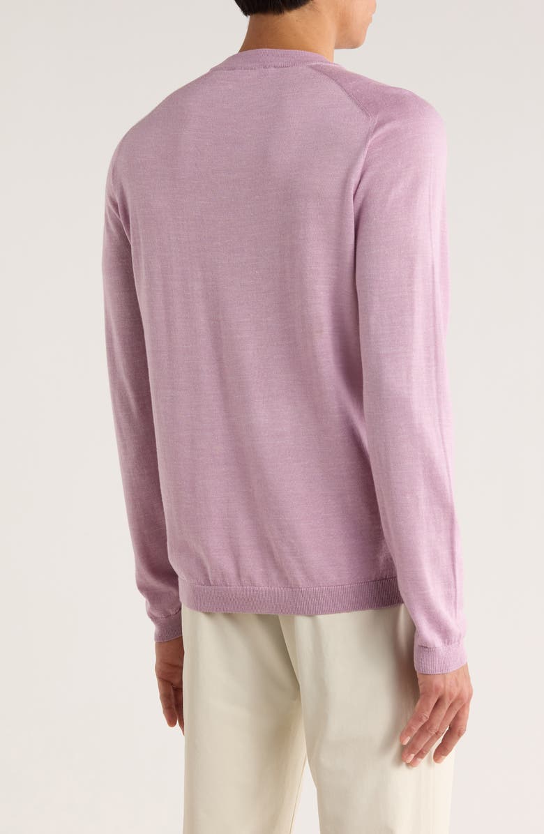 Jack Victor Bailey Merino Wool Blend Sweatshirt, Alternate, color, Lilac