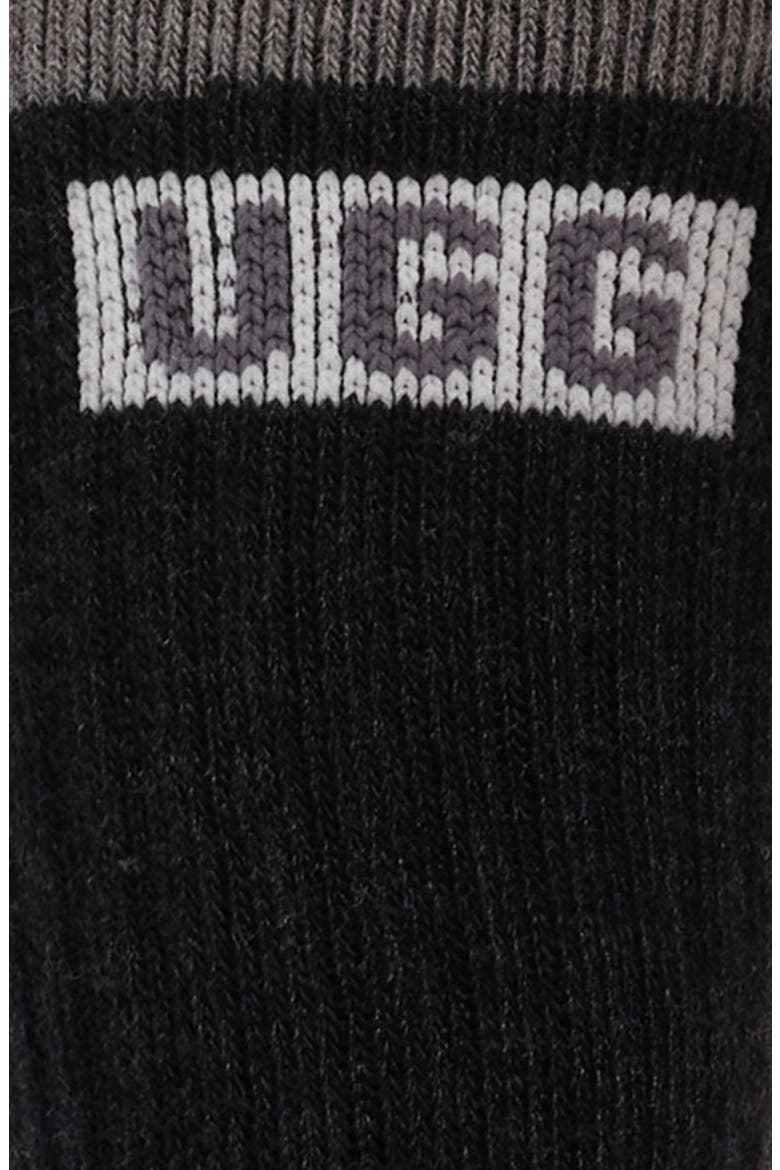 Luann Wool Blend Crew Socks, Alternate, color, TAR / CHARCOAL