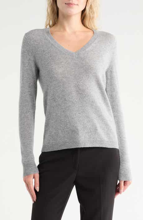 Nordstrom Cashmere V-Neck Sweater