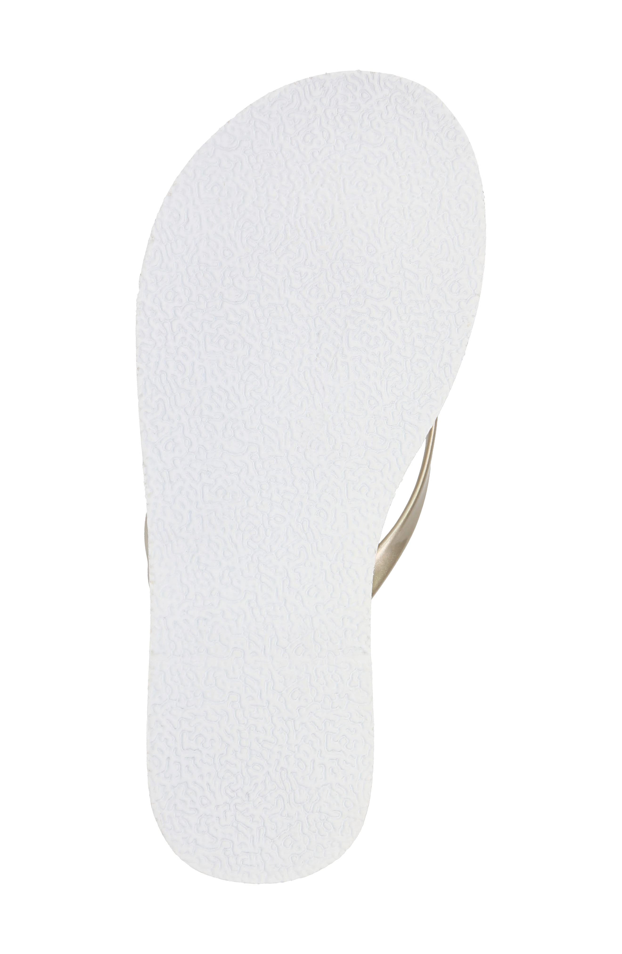 Kids' Little Aster Flip Flop, Alternate, color, GOLD