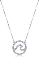 Lafonn Ocean Wave Simulated Diamond Pendant Necklace