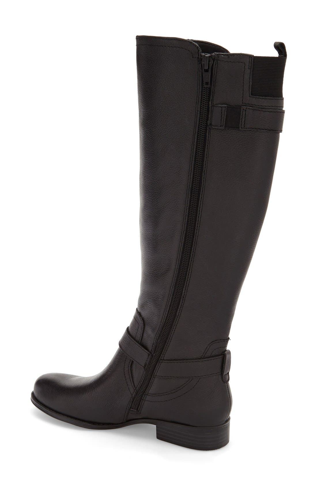 Naturalizer 'Joan' Riding Boot, Alternate, color, 