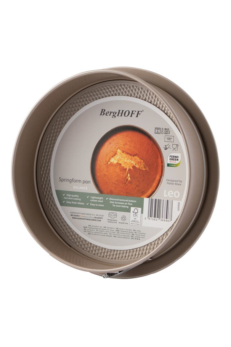 Leo Balance 3.3-Quart Springform Pan, Alternate, color, GOLDEN